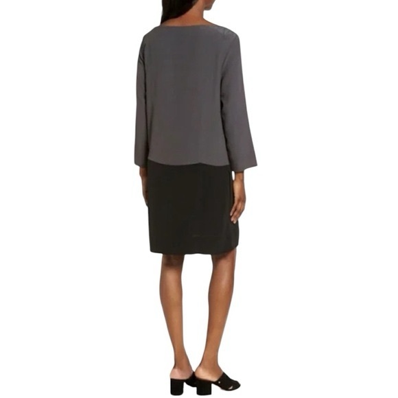 Eileen Fisher long sleeve loose fit shift dress size S excellent condition - Picture 3 of 12